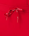 CLARISSA Skinny Leg Scrub Pants - Rouge Red | SLTECH™ - CLEARANCE