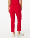 CLARISSA Skinny Leg Scrub Pants - Rouge Red | SLTECH™ - CLEARANCE
