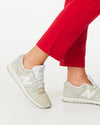 CLARISSA Skinny Leg Scrub Pants - Rouge Red | SLTECH™ - CLEARANCE