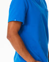 WEARY Three Chest Pocket Scrub Top - Royal Blue | SLTECH™