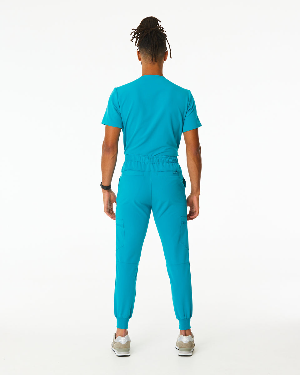 HOWARD Teal Jogger Scrub Pants Scrub Lab Premium Medical Apparel