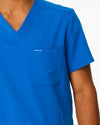 IAN Three Pocket Scrub Top - Royal Blue | SLTECH™