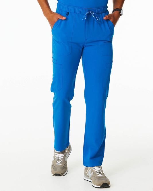 VICTOR Straight Leg Scrub Pants - Royal Blue | SLTECH™