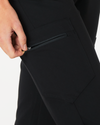 LUCY High Waisted Jogger Scrub Pants - Black | SLTECH™