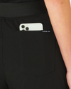 LUCY High Waisted Jogger Scrub Pants - Black | SLTECH™