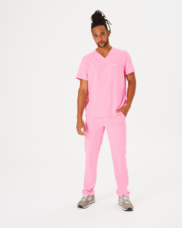 VICTOR Scrub Pants (Original SLTECH™ fabric)- Picasso Pink - CLEARANCE