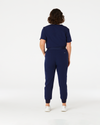 LUCY High Waisted Jogger Scrub Pants - Navy | SLTECH™