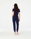LUCY High Waisted Jogger Scrub Pants - Navy | SLTECH™